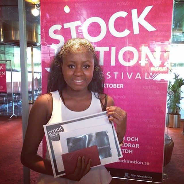 Fanzingo moments: när Nadia vann första pris på Stockmotion med sin dokumentär "Reta inte mitt uttal". ️ Snart är det en ny festival, i höst med deadline är den 20 maj! Kontakta oss om du vill ha hjälp med anmälan!