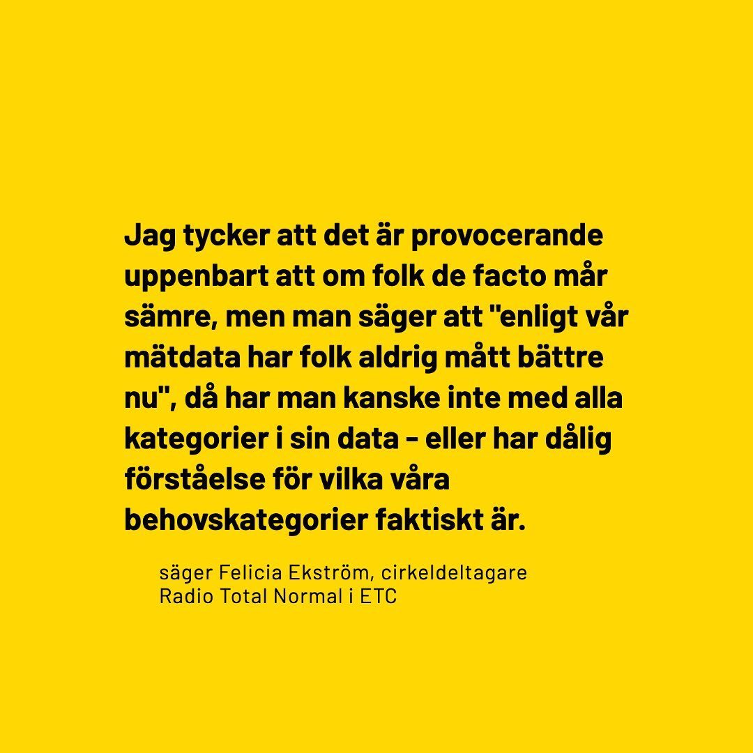 Tidigare i december uppmärksammades Radio Total Normals arbete i ett väldigt fint reportage på ETC.
Länk till reportaget finns i vår bio. 
@radiototalnormal 
@etcnyhetsmagasin