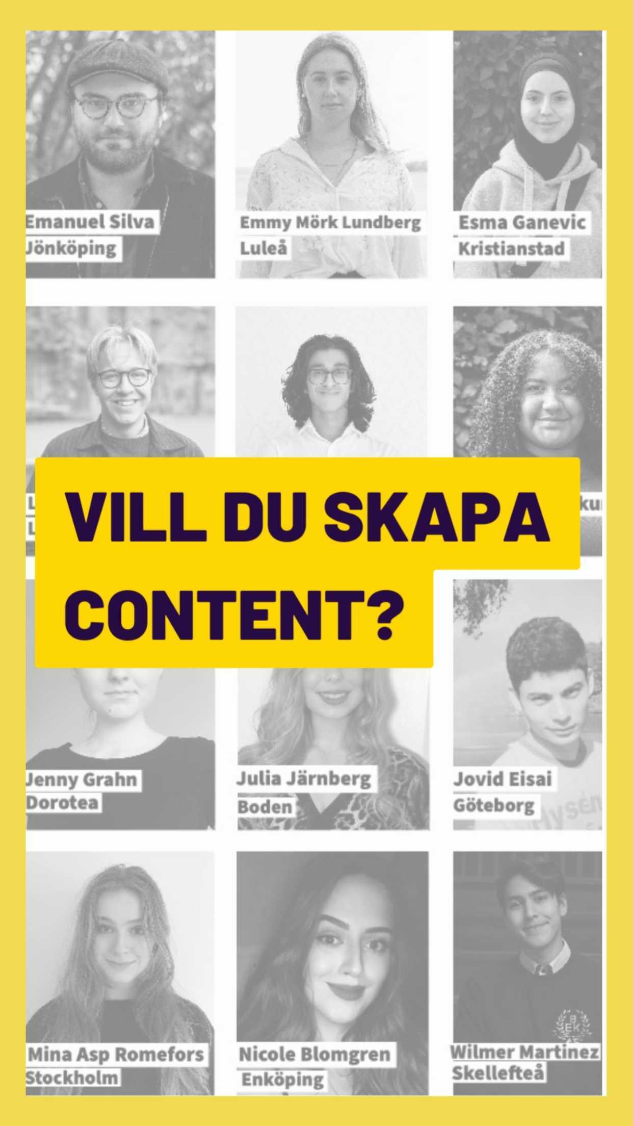 VI SÖKER PERSPEKTIV FRÅN FLER OLIKA ORTER I SVERIGE 

Sista ansökningsdatum 24 januari 2022 - länk i bio! 

Som korrespondent får du:
LÖN
UTBILDNING
JOBBA HEMIFRÅN

VEM ÄR DU?
Du är mellan 18 och 25 år.
Du har ett intresse för att skriva, debattera politik och samhällsfrågor, eller gå en journalistutbildning. 
Eller så tycker du bara om att göra content för Instagram eller TikTok.

VAD INNEBÄR UPPDRAGET?
Ditt arbete kommer att handledas av en erfaren journalist som finns till hands för utbildning, stöd och vägledning.
Du kommer att jobba med både text, video och ljudproduktioner och kommer att bli tilldelad uppdrag men också själv kunna styra ditt bevakningsområde.

ANSÖKAN
Du ansöker genom formuläret länkat i vår profil / bio. 
Ansök senast: 24 januari 2022

ANSTÄLLNINGSFORM: 
Projektanställning från februari -22 t.o.m. oktober -22.
Du får en grundlön för att arbeta 16 timmar / månad.
Utöver det får du betalt utifrån de extra uppdrag du väljer att göra.

Var med och förändra vilka som hörs och syns i offentligheten!
Inom projektet Unga Korrespondenter arbetar vi för att bredda det svenska medielandskapet genom att lyfta unga perspektiv från norr till söder. 
Inför valåret söker vi därför 10 nya korrespondenter, är du en av dem vi söker?

För frågor om tjänsten går det bra att höra av sig till maria@fanzingo.se

#projektförförändring #sverigesröster