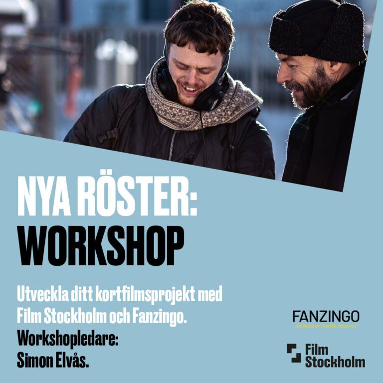 Sök till kortfilmsworkshopen Nya röster: Workshop